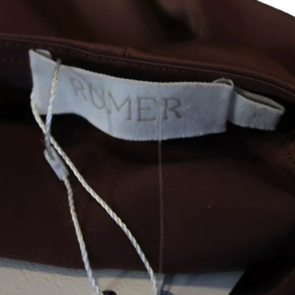 RUMER x FREE PEOPLE Kimberly Sleeveless Sheath Maxi Dress Mocha Brown Small NWT - Picture 16 of 16